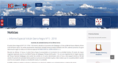 Desktop Screenshot of igepn.edu.ec